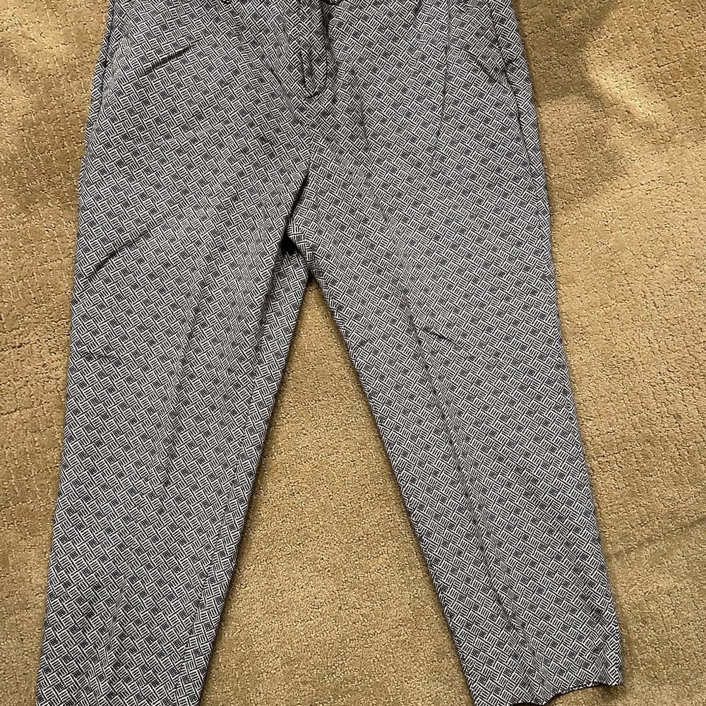 Old Navy Harper Stylish Gray Patterned  Pants